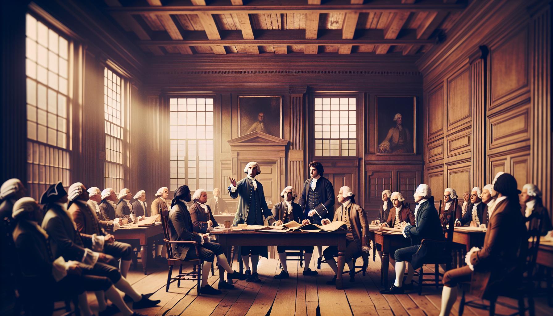 Declaration of Independence Signing