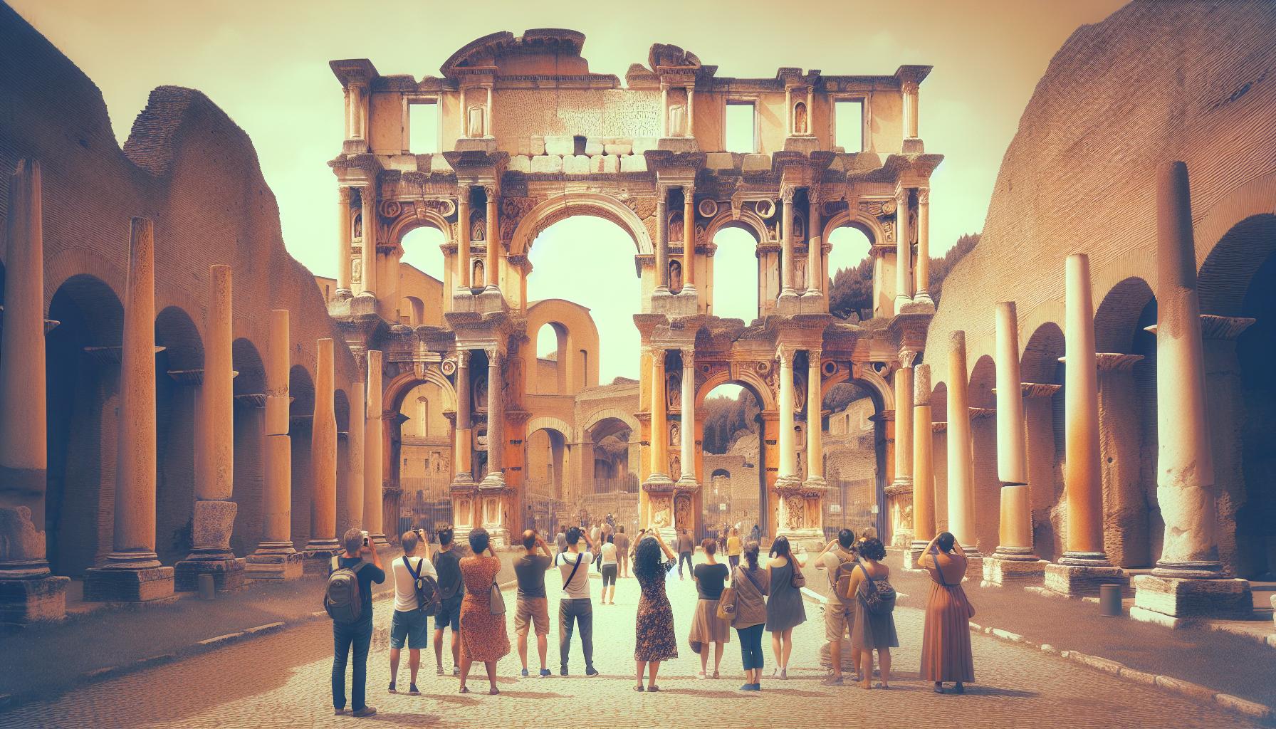 Opening of the Baths of Caracalla