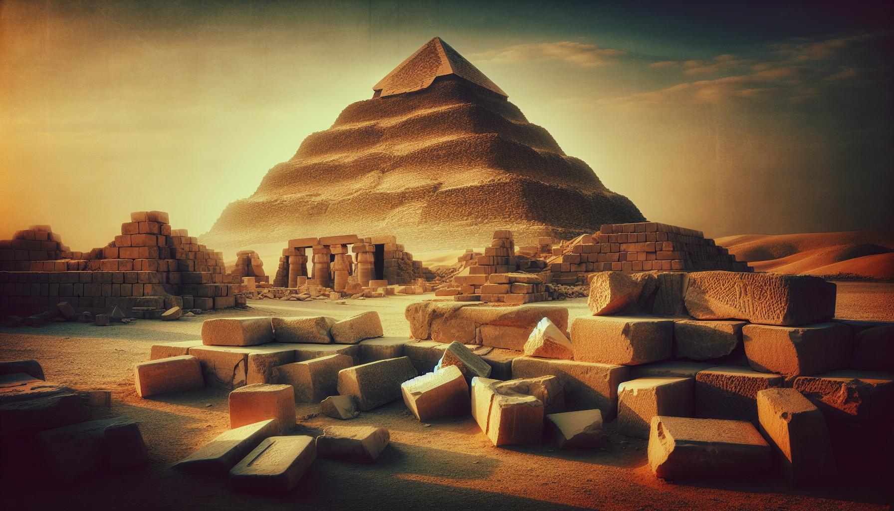 Construction of Step Pyramid of Djoser Begins