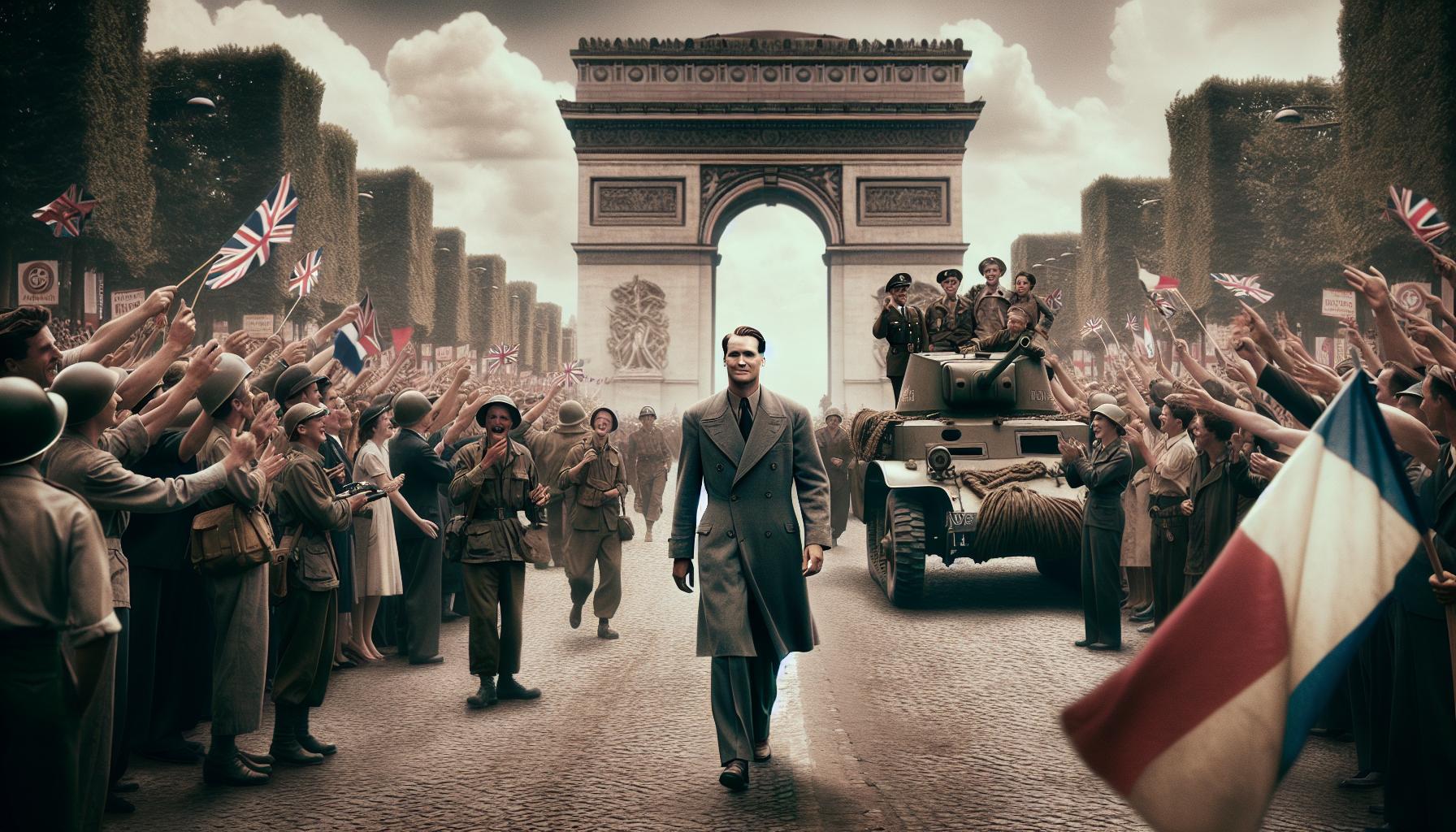 De Gaulle Returns to Liberated Paris