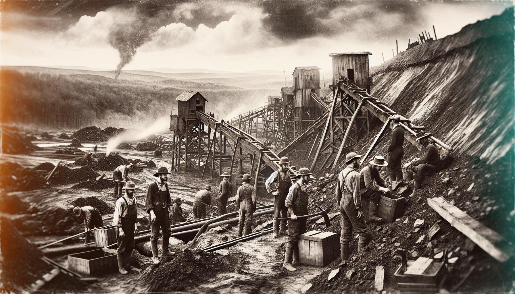 First Commercial Coal Mine in Pennsylvania