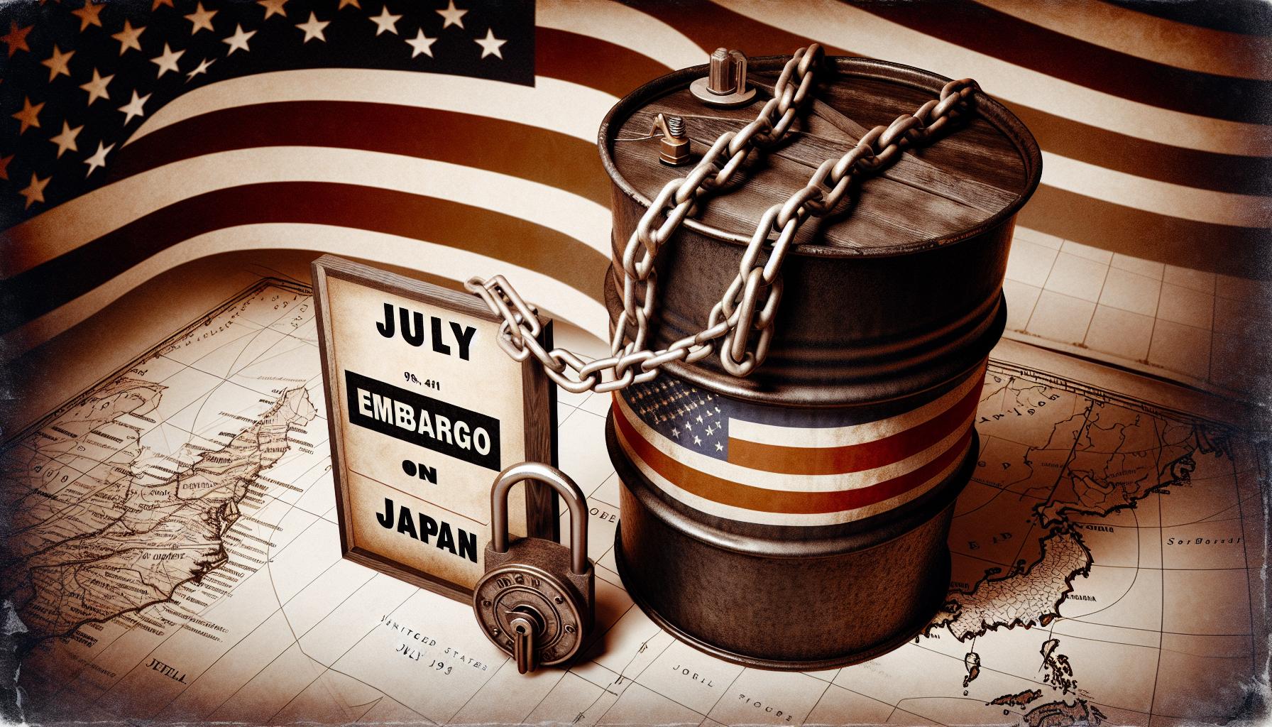 US Oil Embargo Against Japan