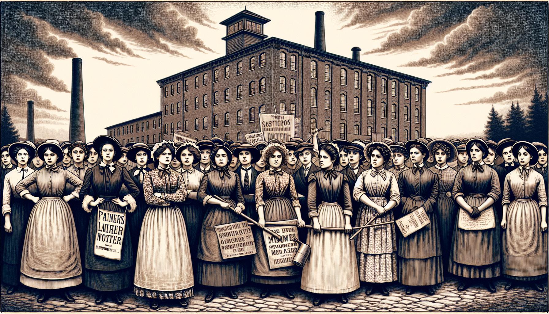 First American Textile Mill Strike